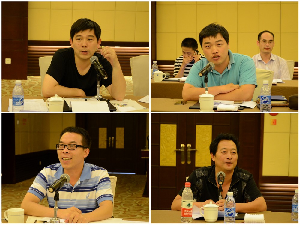 交流发言:中国电子口岸数据中心宁波分中心科长蒋云晖、浙江擎云信息科技股份有限公司总经理吴晖、浙江一舟电子科技股份有限公司宁波分公司总经理许来荣、宁波大学科技学院网络中心主任周宗刚